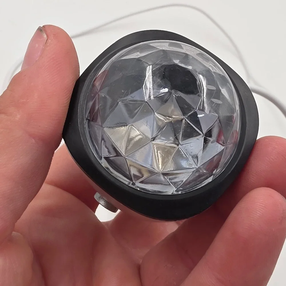 Mini USB Disco Ball Party Light with Samsung Adaptive Fast Charging Wall Plug